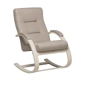 Кресло-качалка Leset Милано NEW (Слоновая кость/Malmo 05 (бежевый))
