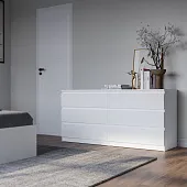 2.05.02.060.1 МАЛЬТА комод 6 ящиков 160х76 белый RU 2.05.02.060.1 МАЛЬТА комод 6 ящиков 160х76 белый RU