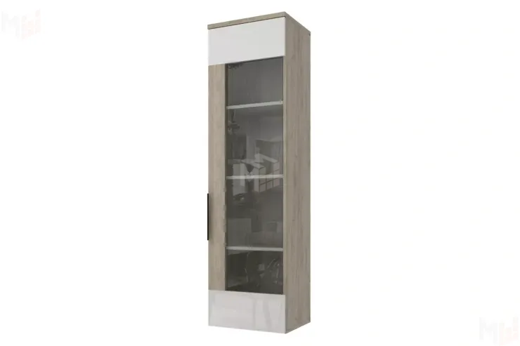 Шкаф навесной со стеклом Альянс  435.05  Шкаф навесной со стеклом Альянс  435.05