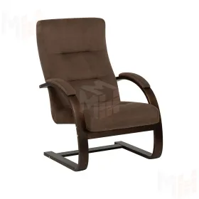 Кресло Leset Монэ 2.0 (Орех текстура/Bingo 07 (коричневый))