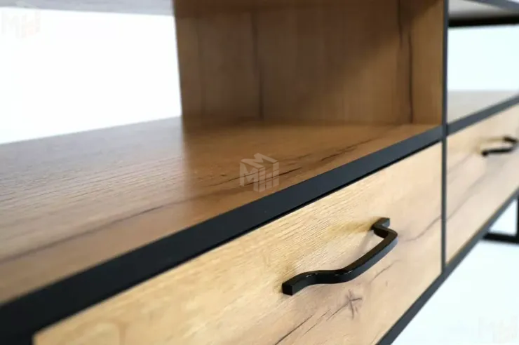 Тумба ТВ Виртон 11 Дуб Крафт Золотой