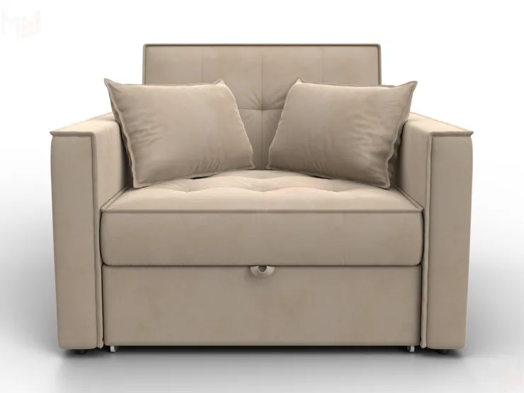 Кресло-кровать Лига-104 (80) ( SEVEN 729 бежевый )