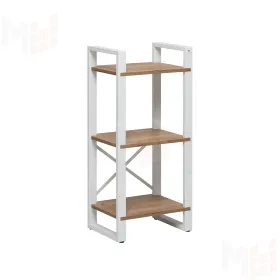 Стеллаж Leset Стилвуд 113 (Белый/Дуб крафт золотой)