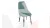 Стул Франк (конус) исп. 2 - ДП2-30 Черный матовый/Микровелюр Madera Aquamarine (аквамарин)