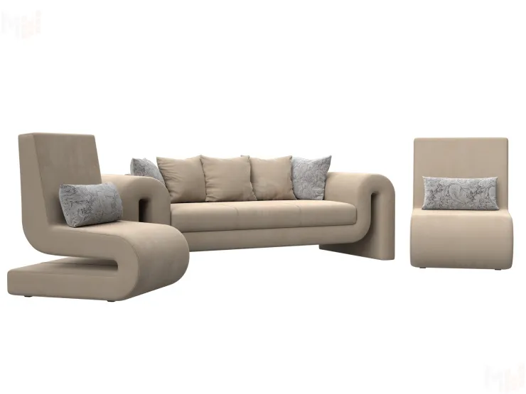 Набор Волна-1 (диван, 2 кресла) Набор Волна-1 (диван, 2 кресла)