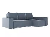 Угловой диван-кровать Маркиз Темно-серый