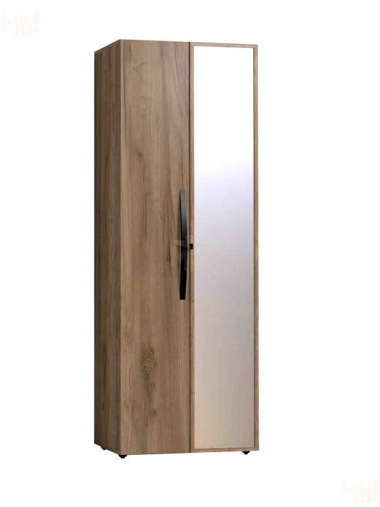 Шкаф для одежды NATURE 54 Стандарт + Зеркало Дуб табачный