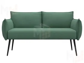 Диван прямой Лига-083 ( рогожка Амур 11 зеленый )