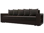 Диван прямой Дубай Лайт ( Коричневый\Коричневый )
