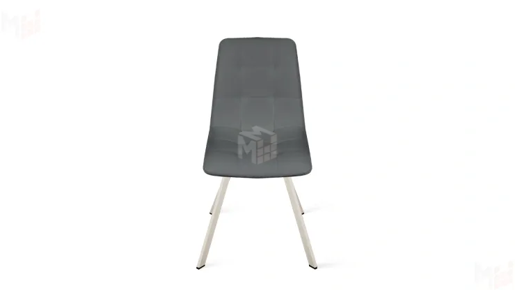 Стул Бруно (паук Т2) Бежевый муар, Кожзам Серый