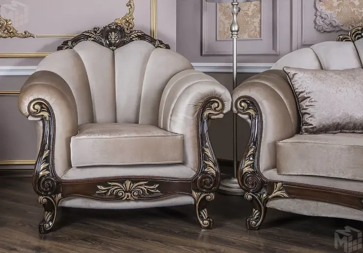 Кресло Марселла корень дуба глянец Кресло Марселла корень дуба глянец