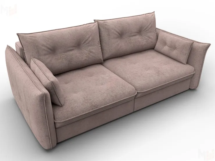 Диван прямой Лига-100 НПБ ( TOWER 05 бежевый )