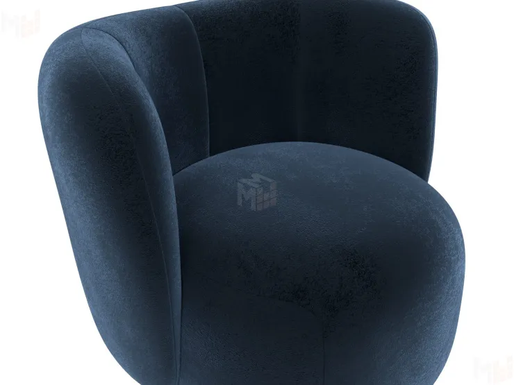 Кресло Лига-072 ( велюр TOWER 13 синий )