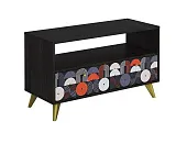 Тумба Фьюжн Арт ТМ-005 камень угольный/Vinil Тумба Фьюжн Арт ТМ-005 камень угольный/Vinil