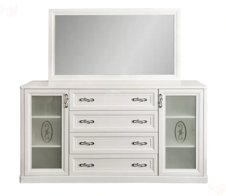 Комод Мишель белый матовый (гостиная) Комод Мишель белый матовый (гостиная)