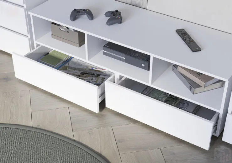 Тумба ТВ Хелен ТБ 02 белый