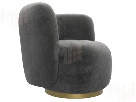 Кресло Лига-072 ( велюр TOWER 10 серый )