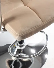 Стул барный DOBRIN KRUGER ARM (бежевый велюр (MJ9-10))