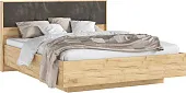 Кровать Парящая Марвэл основание ортопед дерево Мальта Грей/Дуб Крафт