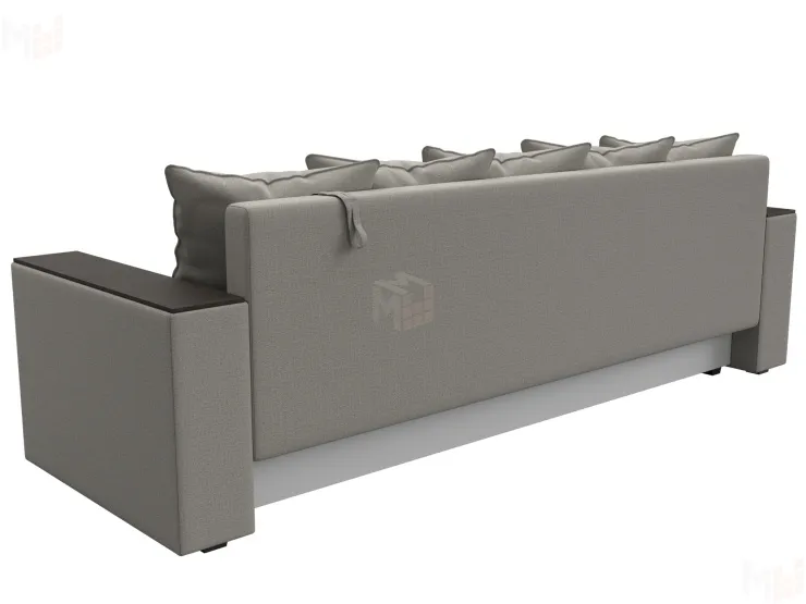 Диван прямой Дубай Лайт полки слева ( Бежевый )