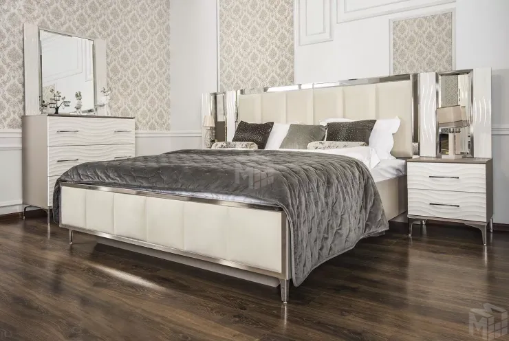 Кровать Гравита 180x200 см белый глянец Кровать Гравита 180x200 см белый глянец