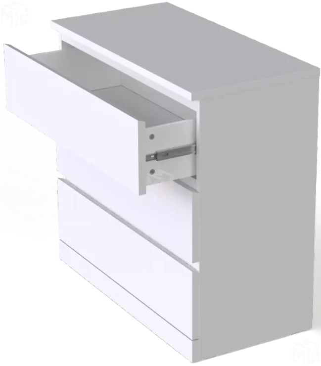 Комод Варма 3  белый