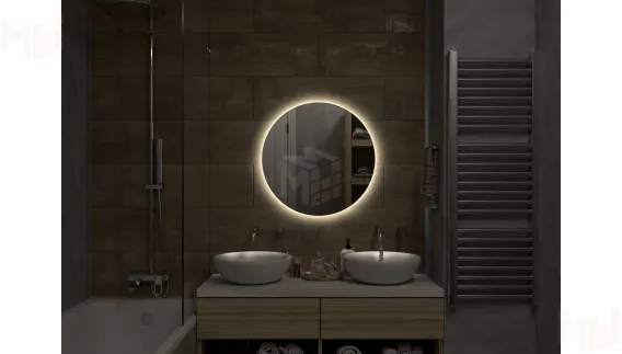 Зеркало Ajour с LED подсветкой (2700K) d 550