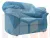 Кресло Карнелла ( Амур 10 голубой )
