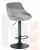 Стул барный DOBRIN LOGAN BLACK (серый велюр (MJ9-75))