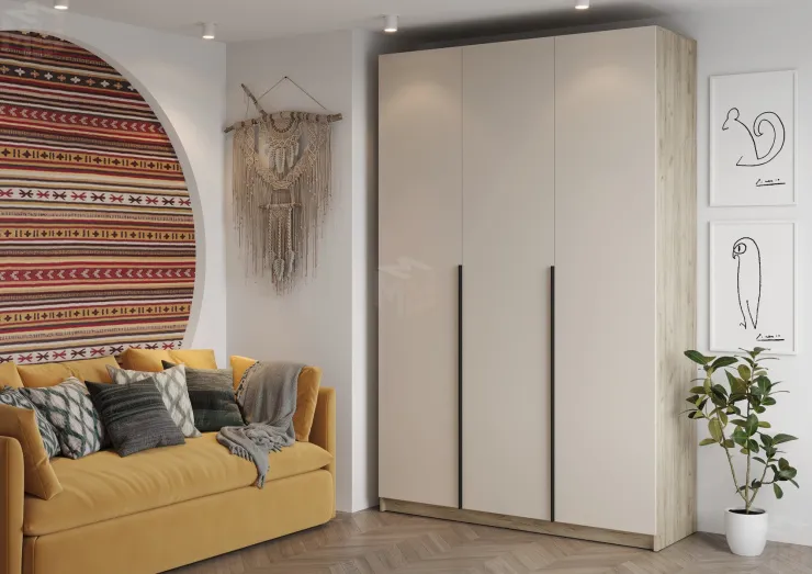 Шкаф 3-х створчатый Бохо ШК-004