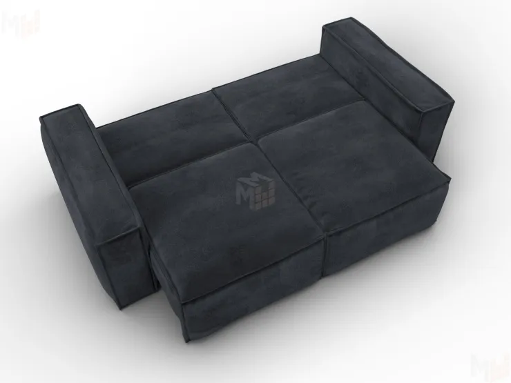 Диван прямой Лига-081 НПБ ( TOWER 11 темно-серый )