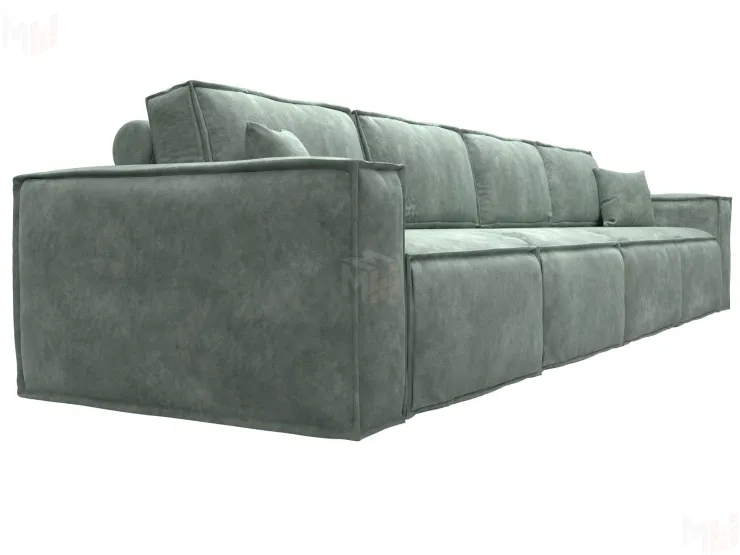 Диван прямой Лига-081 НПБ МегаЛонг ( BRUT 08 зеленый )