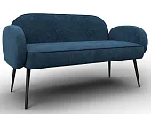 Диван прямой Лига-086 ( BRUT 11 синий )