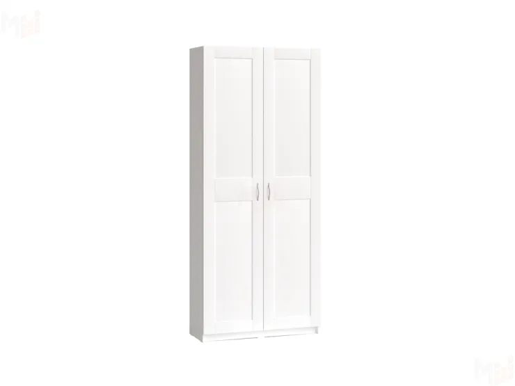 2.06.01.060.1 МАКС шкаф 2 двери 100х38х233 белый RU 2.06.01.060.1 МАКС шкаф 2 двери 100х38х233 белый RU