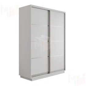 Шкаф-купе Оптим 2-х дверный  4 секции 120 см. 1 штанга, 6 полок, 2 ящика