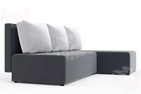 Угловой диван Рим Светло-серый, Темно-серый Угловой диван Рим Светло-серый, Темно-серый