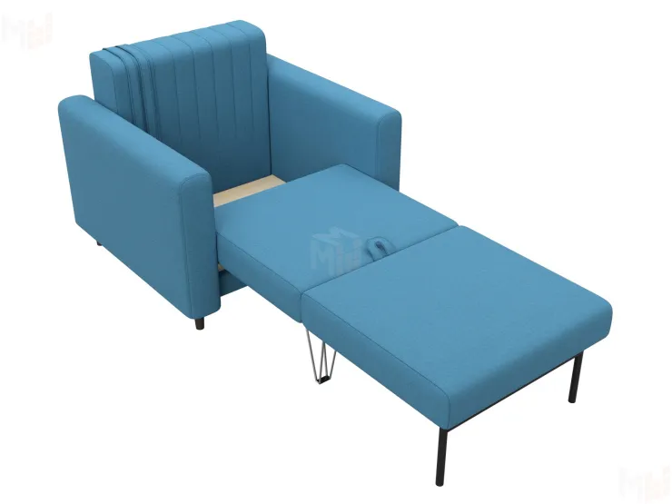 Кресло Лига-070 ( Амур 10 голубой )