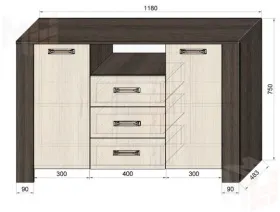 Детская мебель Фанки Тайм, композиция №5