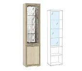 Пенал с витриной Domani Ливорно ЛШ-4 Пенал с витриной Domani Ливорно ЛШ-4