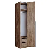 Шкаф распашной Локер  2-х дверный ширина 80 см. (Гармошка)