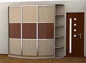 Шкаф-купе с радиусными дверями Радион Line Шкаф-купе с радиусными дверями Радион Line