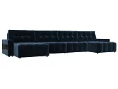 Диван П-образный с полками Лига-053 НПБ Лонг