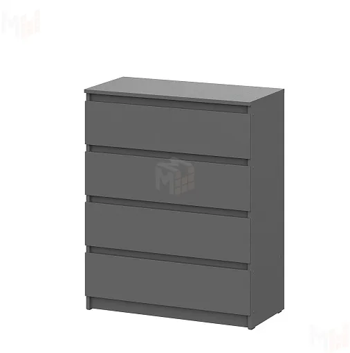 Комод 4 ящика Денвер Графит серый Комод 4 ящика Денвер Графит серый