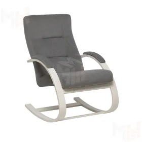 Кресло-качалка Leset Милано NEW (Слоновая кость/Bingo 20 (мышиный))