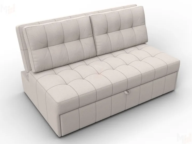 Диван прямой Лига-107 (140) ( JOLY 05 бежевый )