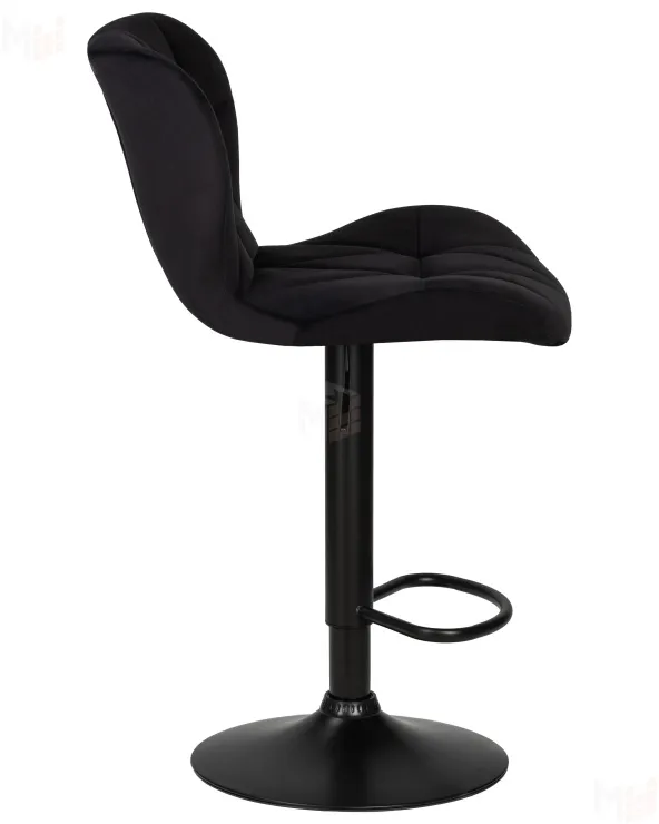 Стул барный DOBRIN BARNY BLACK (черный велюр (MJ9-101))