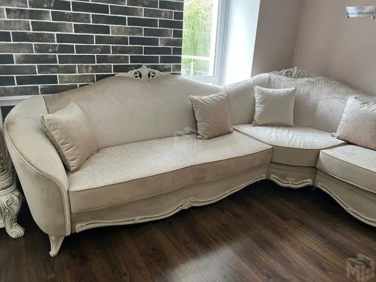 Диван Мокко угловой 3-у-2 бежевый