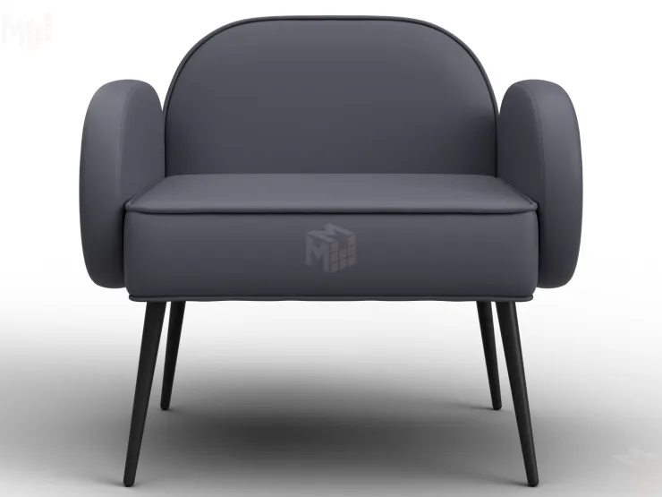 Кресло Лига-086 ( экокожа GRIFON 15 серый )