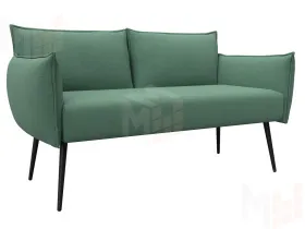 Диван прямой Лига-083 ( рогожка Амур 11 зеленый )