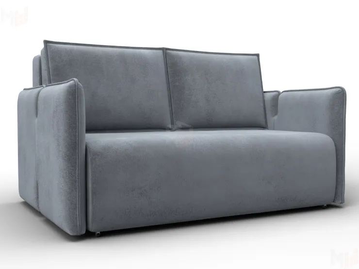 Диван прямой Лига-117 ( TOWER 10 серый )